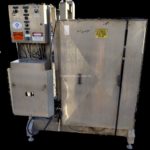 DAIRY CONVEYOR CORP STAINLESS STEEL SINGLE LANE DOUBLE CASE STACKER