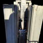 DAIRY CONVEYOR CORP STAINLESS STEEL SINGLE LANE DOUBLE CASE STACKER