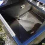 100 GALLON STAINLESS STEEL PMO LEGAL RECTANGULAR BALANCE TANK