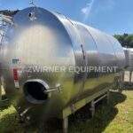 DCI 3,000 GALLON ALL STAINLESS STEEL INSULATED HORIZONTAL CYLINDRICAL STORAGE TANK