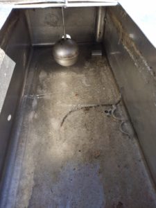 75 GALLON STAINLESS STEEL RECTANGULAR SINGLE SHELL TANK