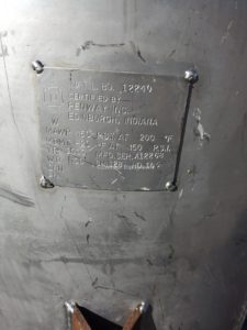 DISH BOTTOM BLOWDOWN TANK