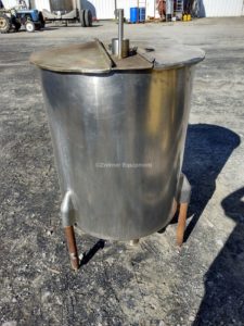 100 GALLON STAINLESS STEEL CIP TANK