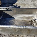 100 GALLON STAINLESS STEEL RECTANGULAR CIP TANK