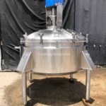 FELDMEIER 1,000 LITER (264 GALLON) STAINLESS STEEL BOLT ON DOME TOP, CONE BOTTOM, PRESSURE WALL PROCESSOR