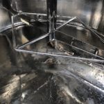 FELDMEIER 1,000 LITER (264 GALLON) STAINLESS STEEL BOLT ON DOME TOP, CONE BOTTOM, PRESSURE WALL PROCESSOR