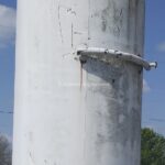 MUELLER 6,000 GALLON REFRIDGERATED VERTICAL SILO TYPE STORAGE TANK