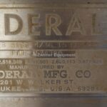 FEDERAL MODEL GL836 36 VALVE LEFT HAND STAINLESS STEEL LIGHT WEIGHT ROUND PLASTIC BOTTLE FILLER