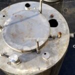 220 GALLON STAINLESS STEEL SINGLE SHELL TANK