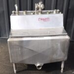 140 GALLON STAINLESS STEEL RECTANGULAR PMO LEGAL BALANCE TANK