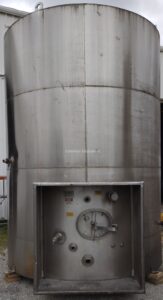 FELDMIER 6,500 GALLON ALL STAINLESS STEEL REFRIGERATED VERTICAL SILO TYPE STORAGE TANK