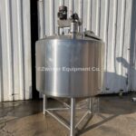 WALKER MODEL PZ-CB 300 GALLON STAINLESS STEEL DOME TOP CONE BOTTOM INSULATED MIX TANK