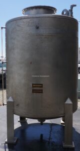 STAINLESS STEEL SINGLE SHELL STORAGE TANK