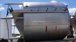 2,000 GALLON, DOME TOP CONICAL BOTTOM PRESSURE WALL PROCESSOR