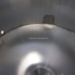 250 GALLON STAINLESS STEEL SINGLE SHELL CONICAL HOPPER