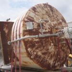 DAIRY CRAFT 5,000 GALLON REFRIGERATED VERTICAL SILO TYPE STORAGE TANK