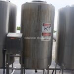 (3) 400 GALLON STAINLESS STEEL SINGLE SHELL CIP TANKS