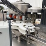 FEDERAL MODEL G124 12 VALVE RIGHT HAND STAINLESS STEEL BOTTLE FILLER