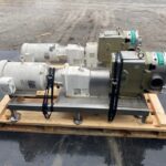 WAUKESHA CHERRY-BURREL MODEL 220-U2 STAINLESS STEEL POSITIVE DISPLACEMENT PUMP