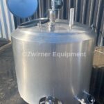 CREPACO 300 GALLON DOME TOP REVERSE DISH BOTTOM ATMOSPHERIC PROCESSING VAT/PASTEURIZER