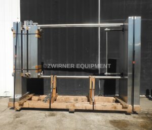 APV MODEL CR5 STAINLESS STEEL PLATE HEAT EXCHANGE FRAME LIST FOR PARTS ONLY