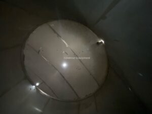 MUELLER 8,000 GALLON STAINLESS STEEL DOME TOP DISH BOTTOM SINGLE SHELL STORAGE TANK