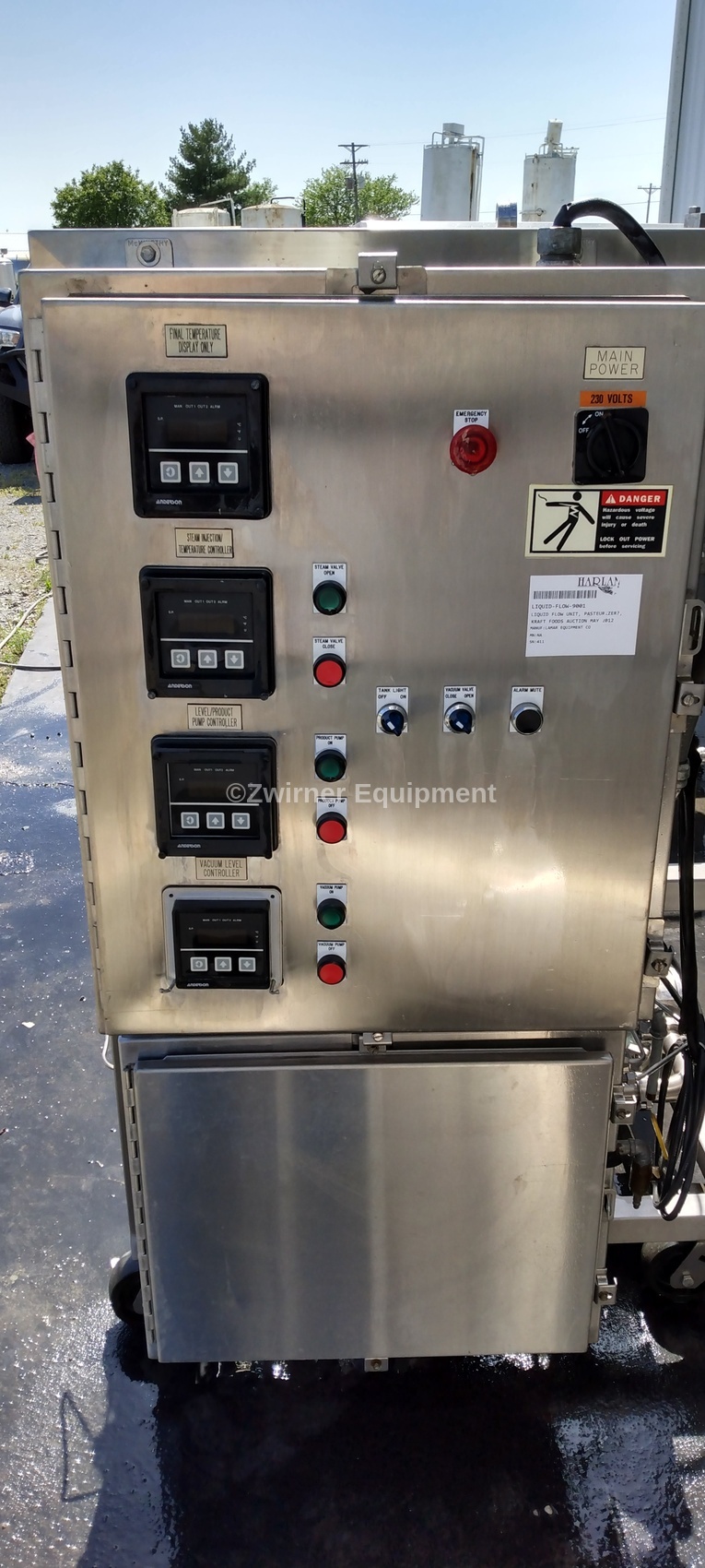 stainless steel pasteurizers and processing equipment