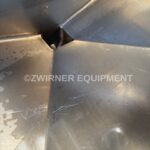 100 GALLON STAINLESS STEEL SINGLE SHELL RECTANGULAR TANK