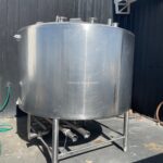 STAINLESS STEEL DOME TOP DISH BOTTOM PRESSURE WALL PROCESSOR