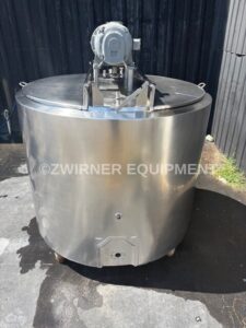 STAINLESS STEEL BRIDGE AND COVER TOP INSULATED MIX TANK