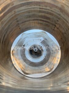 1,000 GALLON STAINLESS STEEL OPEN TOP, DISH BOTTOM PROCESSOR