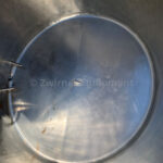 1,000 GALLON STAINLESS STEEL BRIDGE AND COVER TOP, SLOPE BOTTOM, JACKETED PROCESSOR