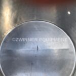 1,000 GALLON STAINLESS STEEL BRIDGE AND COVER TOP, SLOPE BOTTOM, JACKETED PROCESSOR