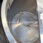 1,000 GALLON STAINLESS STEEL BRIDGE AND COVER TOP, SLOPE BOTTOM, JACKETED PROCESSOR