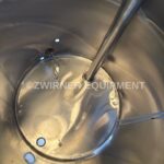 500 GALLON STAINLESS STEEL VERTICAL FLAT BOTTOM SINGLE SHELL TANK