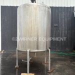 1,000 GALLON T316 STAINLESS STEEL SINGLE SHELL MIX TANK