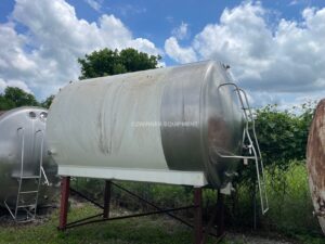 3,000 GALLON REFRIGERATED HORIZONTAL CYLINDRICAL STORAGE TANK