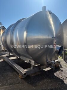 5,000 GALLON 316L STAINLESS STEEL SINGLE SHELL STORAGE TANK