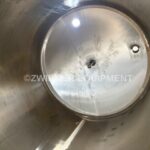 1,800 GALLON STAINLESS STEEL VERTICAL SINGLE SHELL TANK