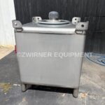 350 GALLON IBC STAINLESS STEEL SINGLE SHELL PORTABLE TOTE