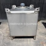 350 GALLON IBC STAINLESS STEEL SINGLE SHELL PORTABLE TOTE