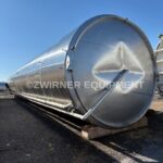 50,000 GALLON ALL STAINLESS STEEL REFRIGERATED VERTICAL SILO TYPE STORAGE TANK
