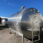 3,000 GALLON ALL STAINLESS REFRIGERATED HORIZONTAL CYLINDRICAL STORAGE TANK