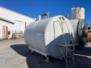 2,000 GALLON REFRIGERATED HORIZONTAL CYLINDRICAL STORAGE TANK