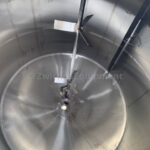 5,000 GALLON 316L DOME TOP, DISH BOTTOM, STAINLESS STEEL HEATED MIX TANK