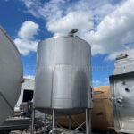 5,000 GALLON 316L DOME TOP, DISH BOTTOM, STAINLESS STEEL HEATED MIX TANK