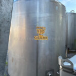 2,000 GALLON STAINLESS STEEL DOME TOP, DISH BOTTOM, PRESSURE WALL PROCESSOR
