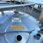 2,000 GALLON STAINLESS STEEL DOME TOP, DISH BOTTOM, PRESSURE WALL PROCESSOR