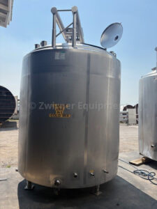 2,000 GALLON STAINLESS STEEL DOME TOP, DISH BOTTOM, PRESSURE WALL PROCESSOR