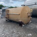 2,000 GALLON STAINLESS STEEL REFRIGERATED, VERTICAL SILO TYPE STORAGE TANK